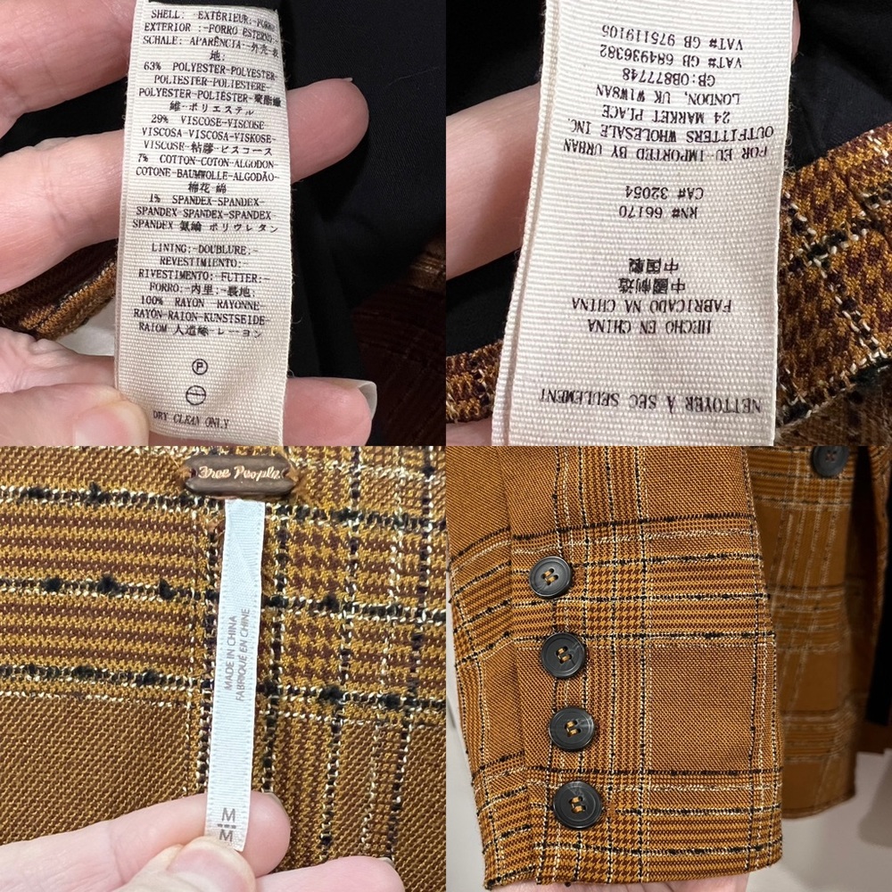 Free People Sporty Uptown Girl Blazer - Picture 16 of 16